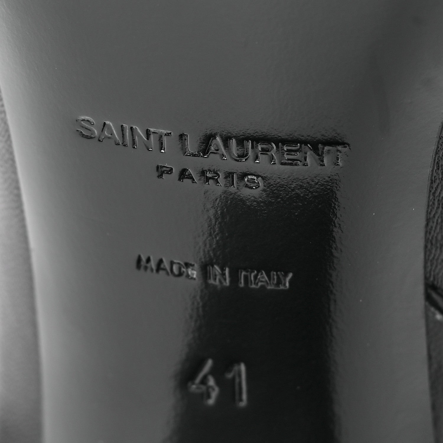 Saint Laurent Nappa Vendome Loulou Ankle Zip Boot 41 Black 6 of 7