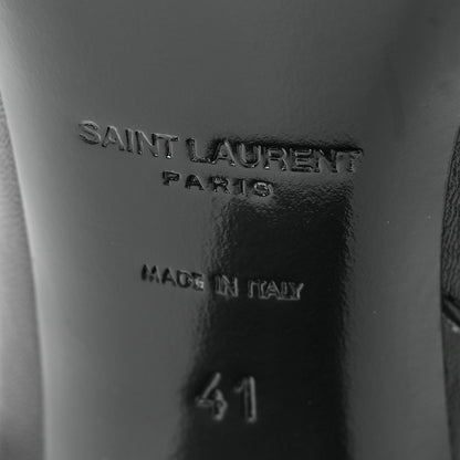Saint Laurent Nappa Vendome Loulou Ankle Zip Boot 41 Black 6 of 7