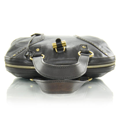 Saint Laurent Leather Oversized Muse Chocolate Brown 5 of 9