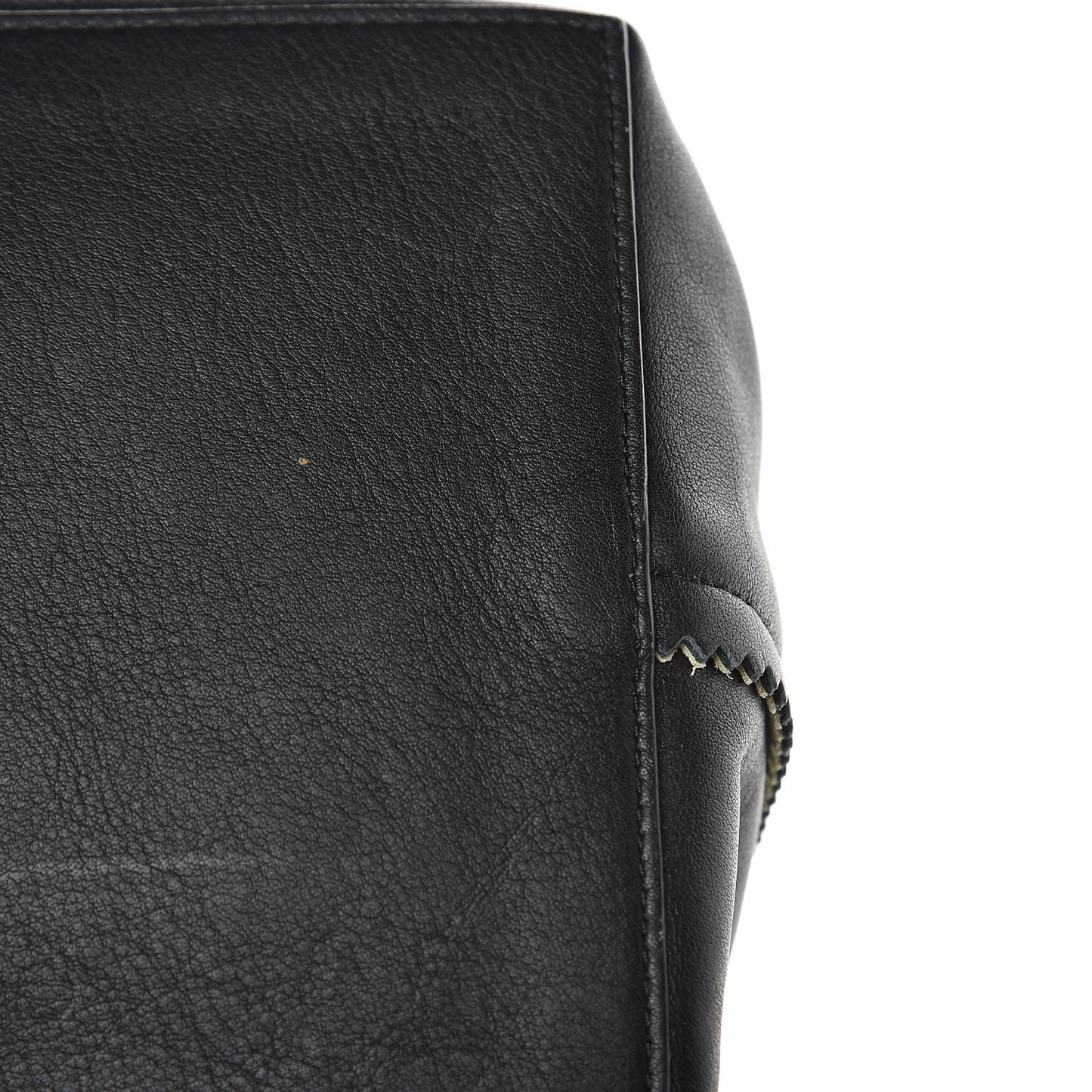 Smooth Calfskin Suede Paper Tote Black Beige
