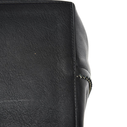 Proenza Schouler Smooth Calfskin Suede Paper Tote Black Beige 14 of 15