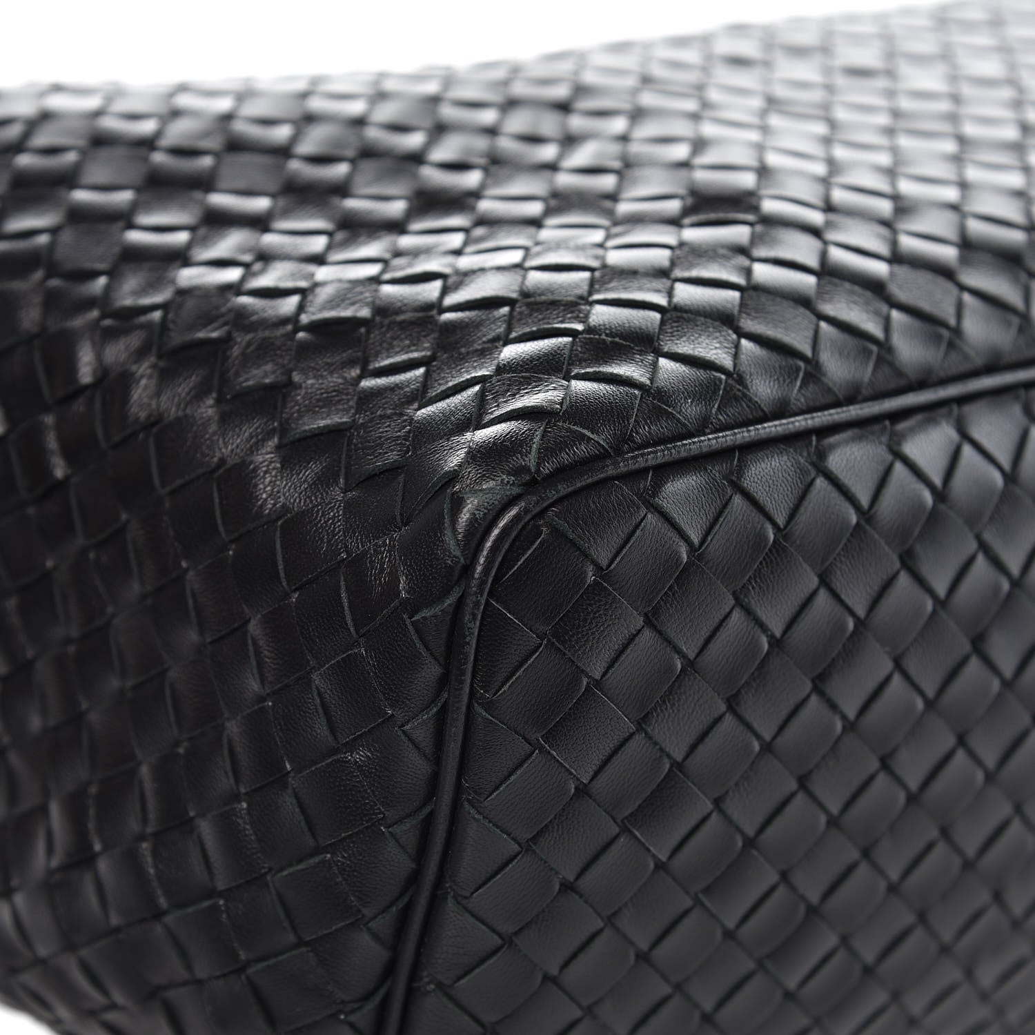 Bottega Veneta Nappa Intrecciato Shoulder Bag Black 11 of 17