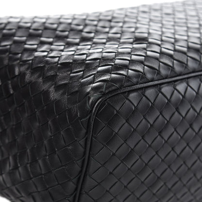 Bottega Veneta Nappa Intrecciato Shoulder Bag Black 11 of 17