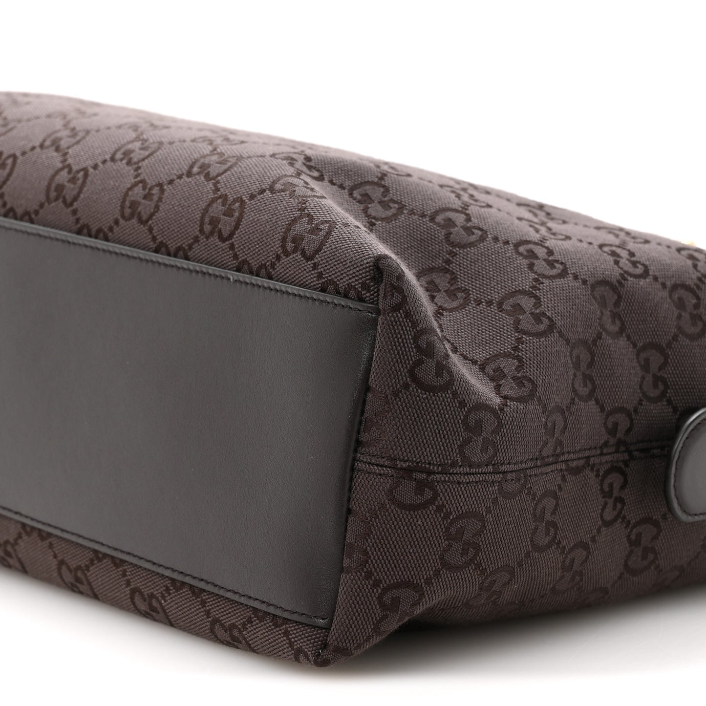 GG Supreme Monogram Large Beatrix Tote Dark Brown