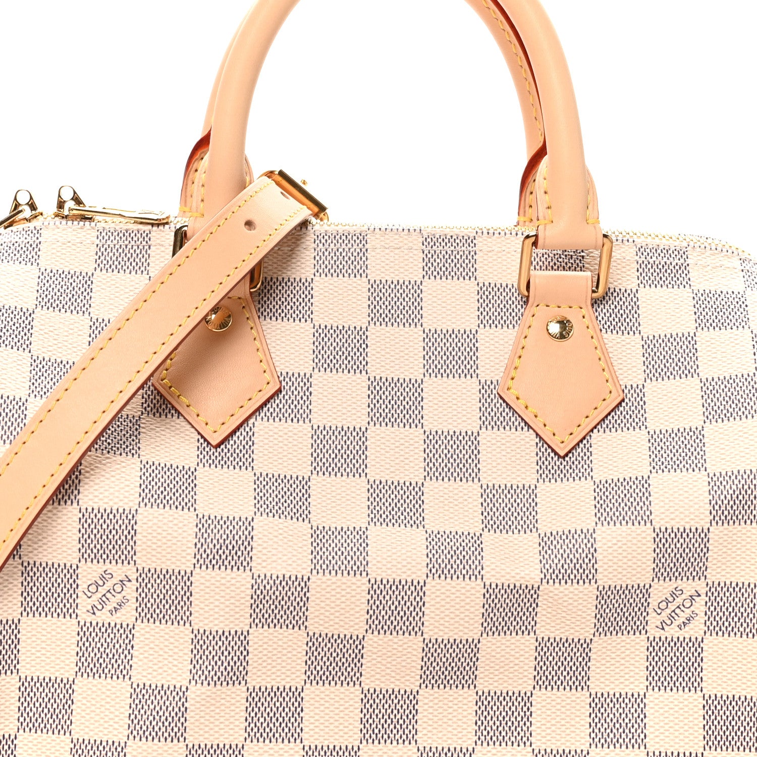 Louis Vuitton Damier Azur Speedy Bandouliere 25 7 of 10