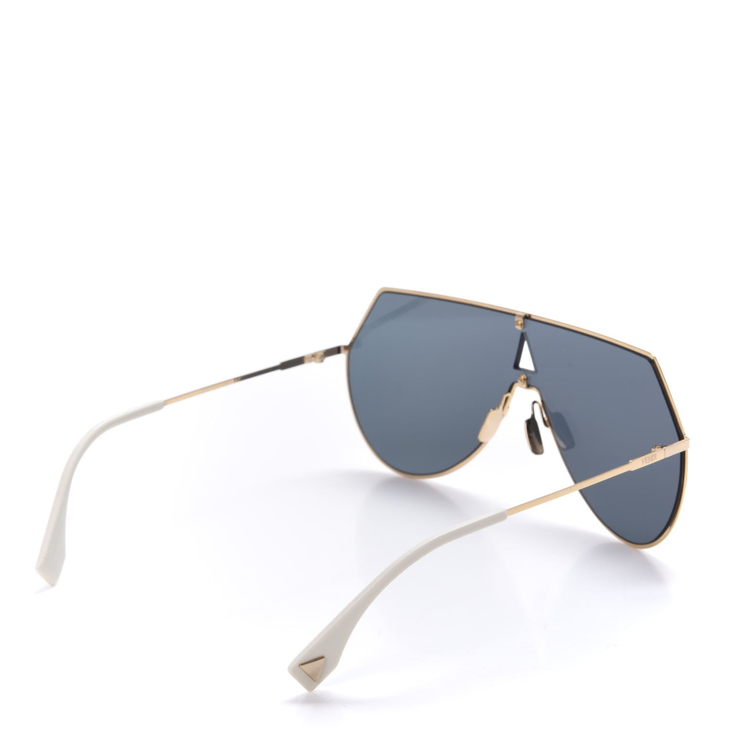 Fendi Metal Mirrored Eyeline Sunglasses FF 0193/S Matte Gold 4 of 8