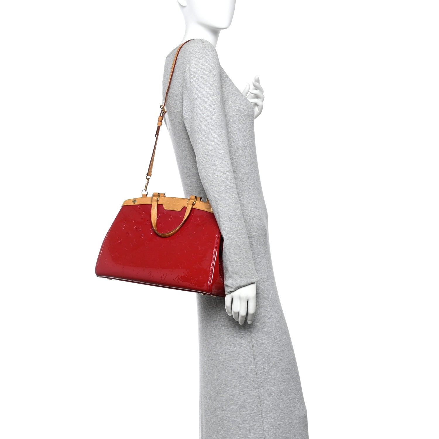 Louis Vuitton Vernis Brea MM Rose Indien 2 of 9