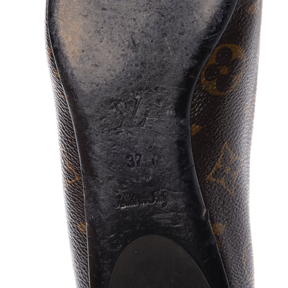 Louis Vuitton Patent Monogram Fetish Ballerina Flats 37 12 of 13