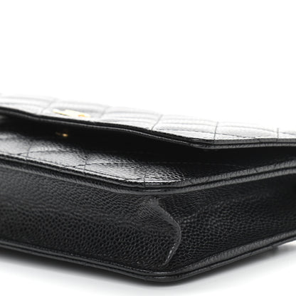 Chanel Caviar Quilted Wallet On Chain WOC Black 6 of 11