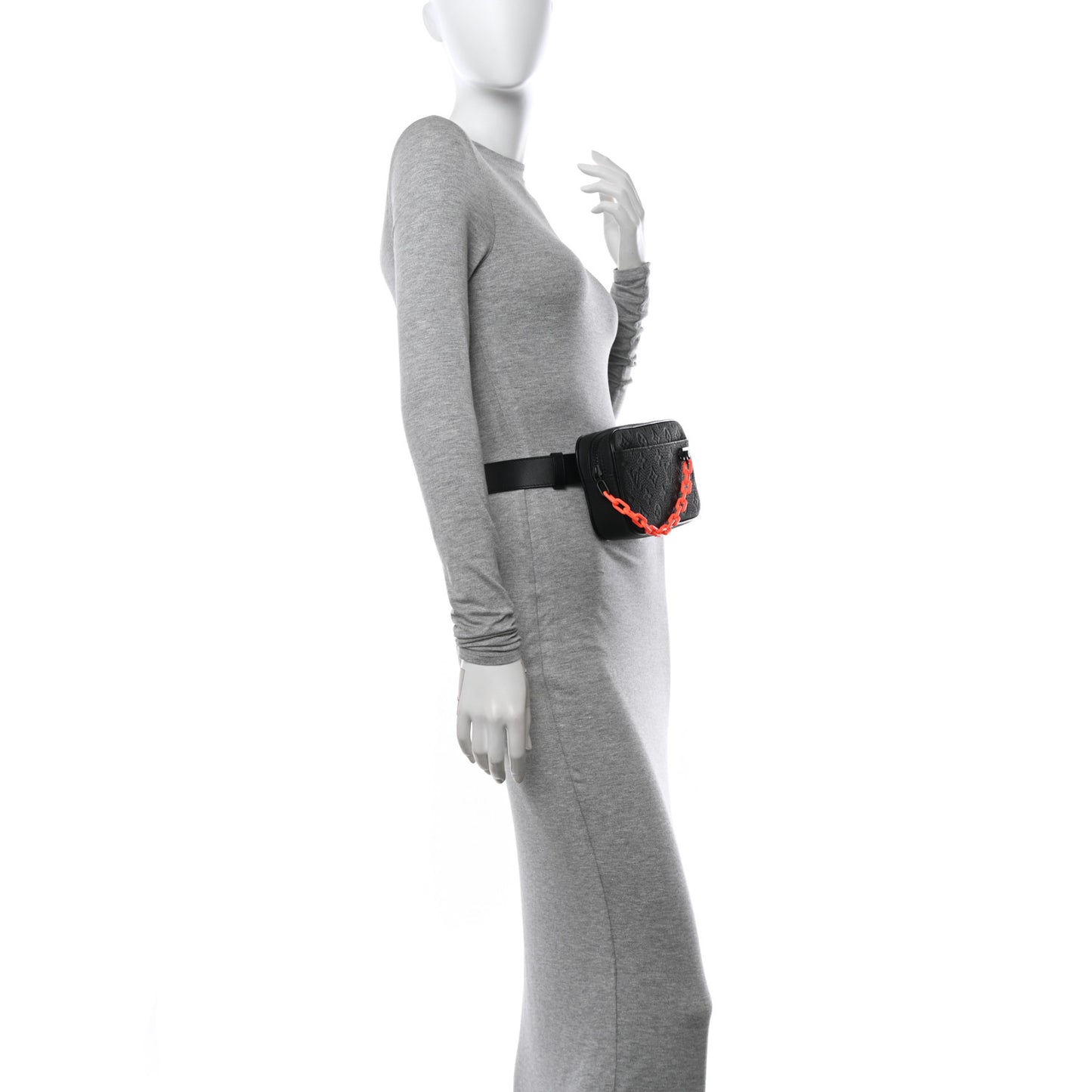 Taurillon Monogram Uniformes Solar Ray Soft Pochette Volga Belt Bag Black