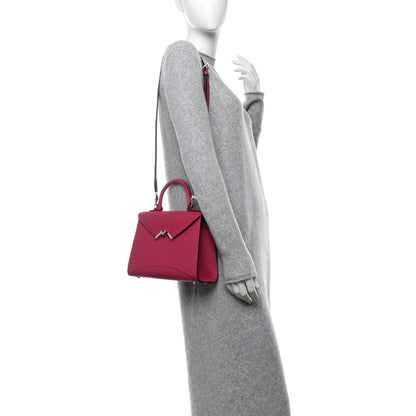 Moynat Carat Calfskin Gabrielle PM Fuchsia 2 of 14