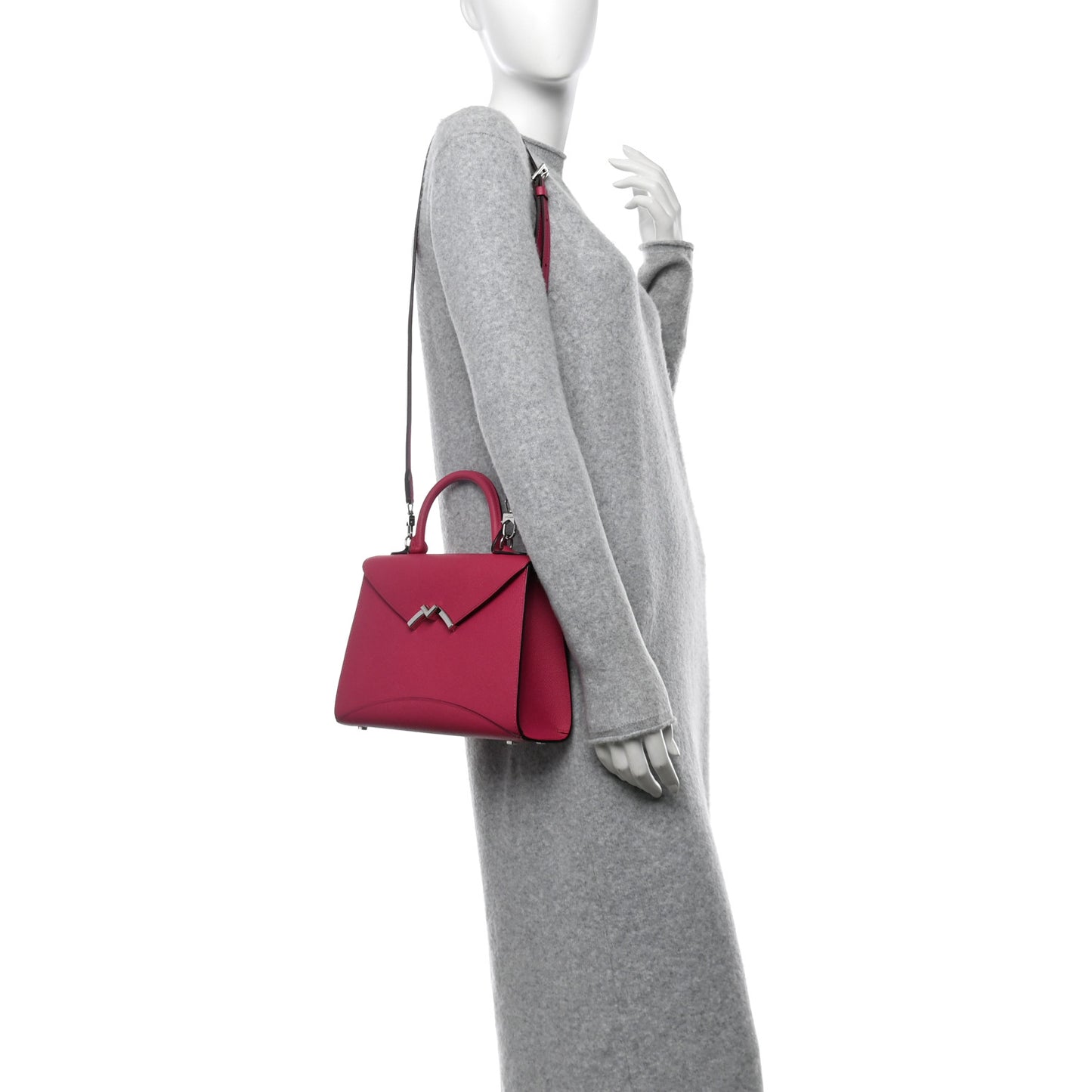 Carat Calfskin Gabrielle PM Fuchsia