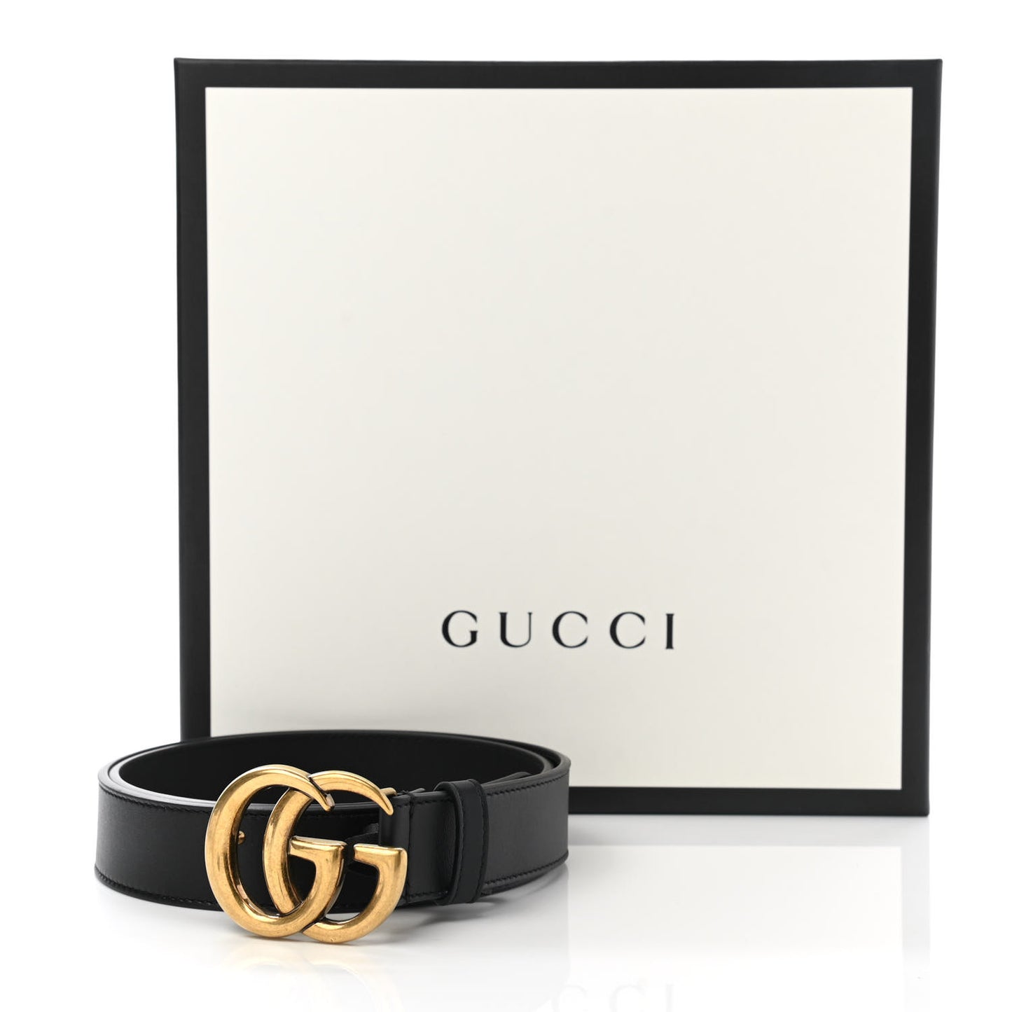 Calfskin Double G 30mm Belt 85 34 Black