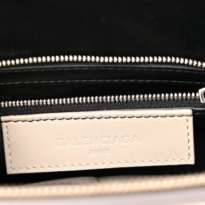 Balenciaga Smooth Calfskin Le Dix S Cartable Shoulder Bag Pearl Grey 6 of 14