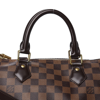 Louis Vuitton Damier Ebene Speedy Bandouliere 30 9 of 9