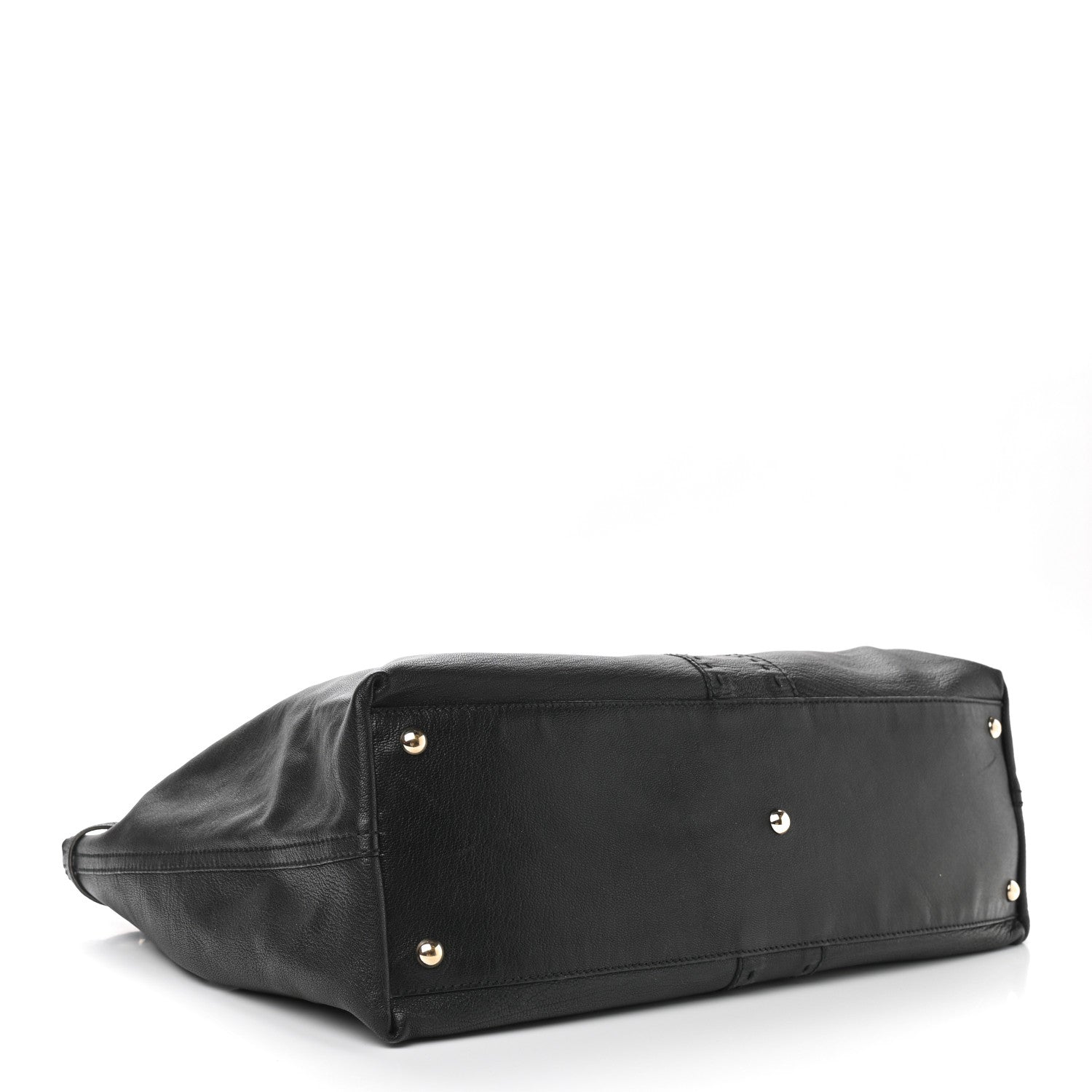 Saint Laurent Calfskin Reversible Double Sac Y Tote Gold Brown 4 of 13