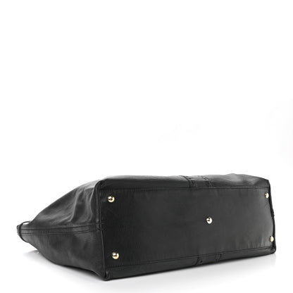Saint Laurent Calfskin Reversible Double Sac Y Tote Gold Brown 4 of 13