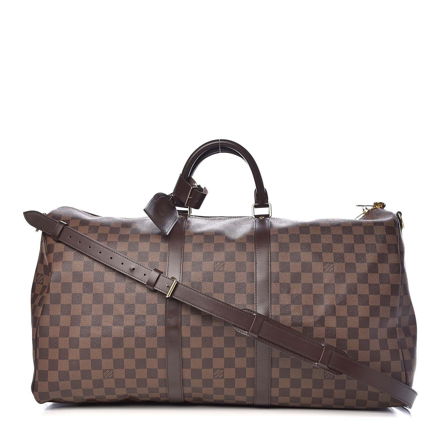 Louis Vuitton Damier Ebene Keepall Bandouliere 55 1 of 13