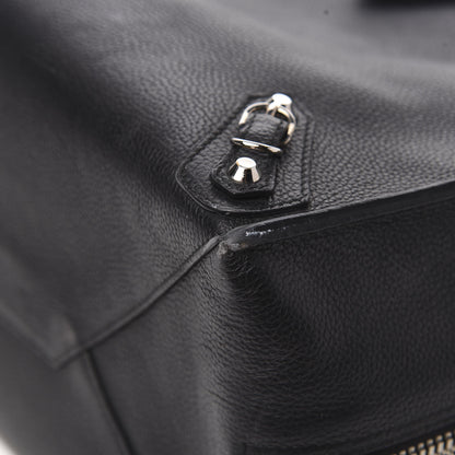 Balenciaga Supple Calfskin Papier A4 Zip Around Tote Black 11 of 14