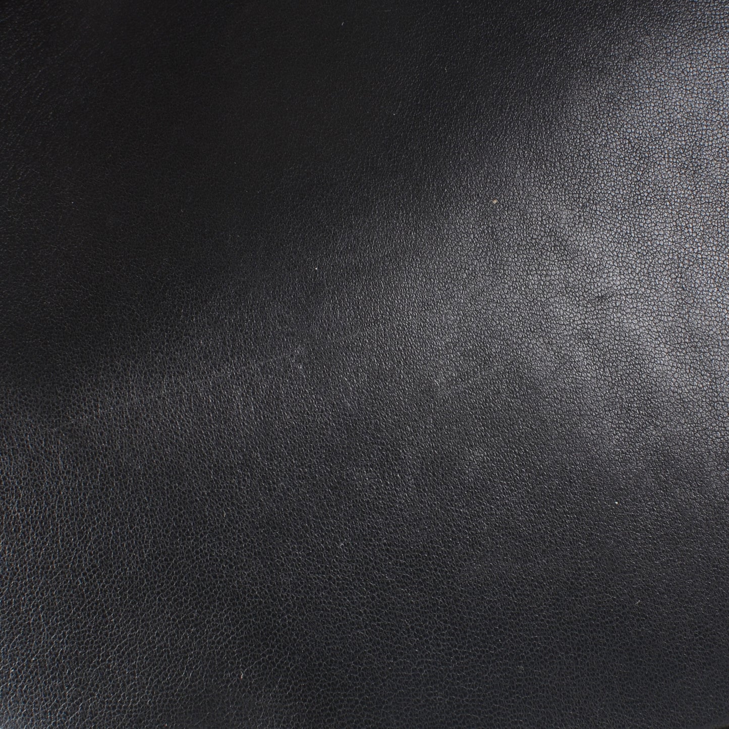 Leather Contrast Stitch Drawstring Tote Black