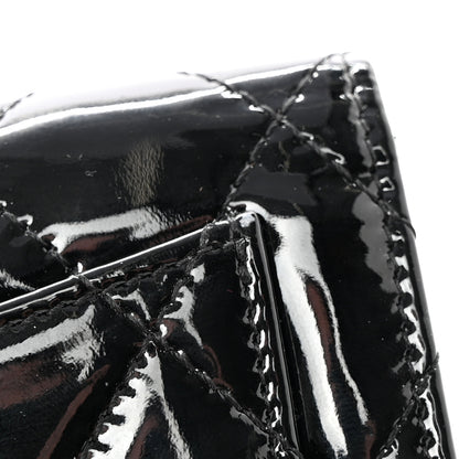 Chanel Patent Calfskin Quilted Small Flap Wallet Black 10 of 10