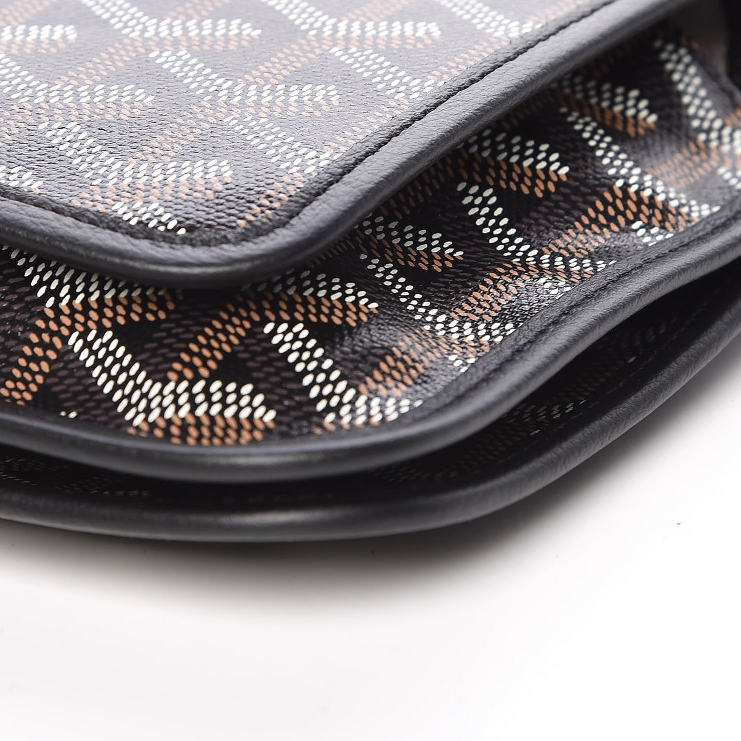Goyardine Plumet Wallet Clutch Black