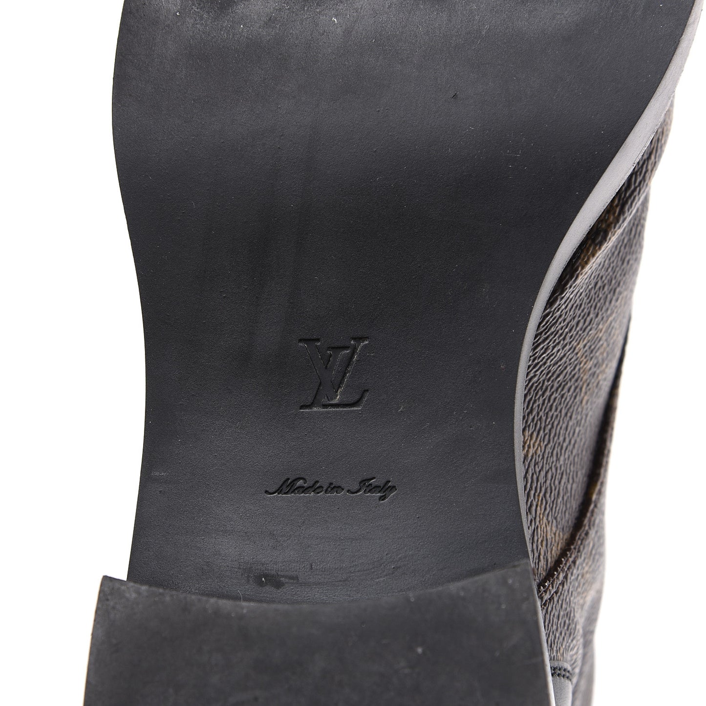 Calfskin Monogram Wonderland Flat Ranger Boots 39 Black