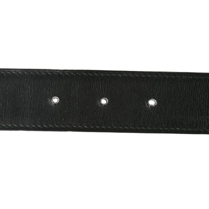 Hermes Box Togo 32mm Belt Strap 80 Black Etoupe 3 of 8