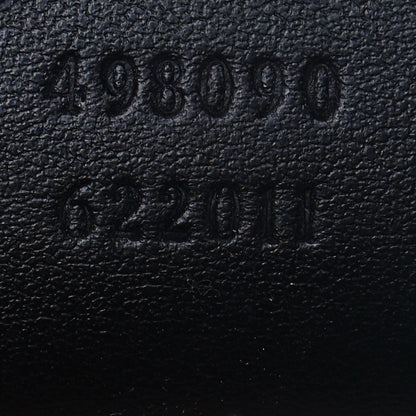 Gucci Calfskin Matelasse Large GG Marmont Shoulder Bag Black 8 of 14