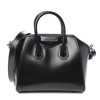 Givenchy Shiny Lord Calfskin Mini Antigona Black 1 of 10
