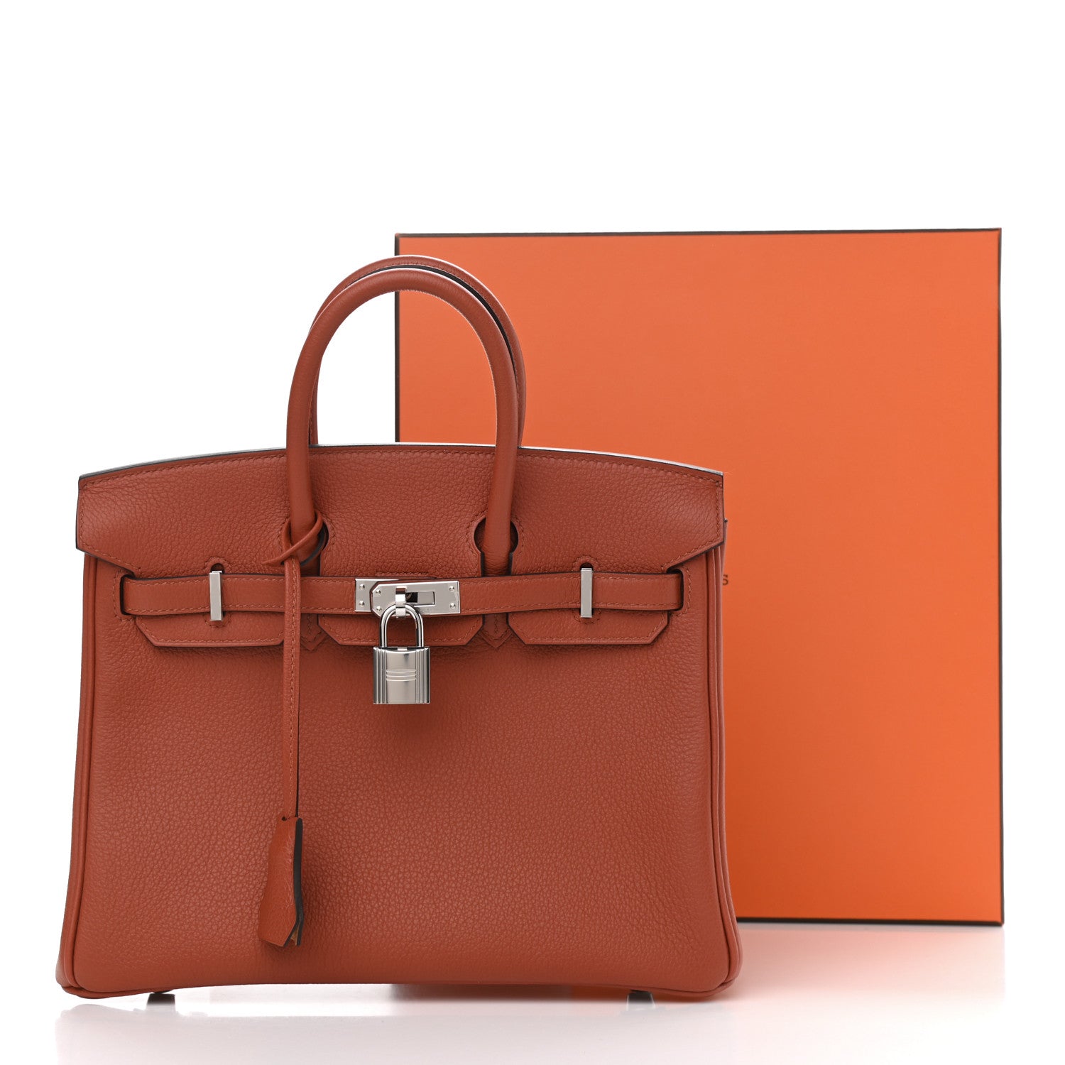 Hermes Taurillon Novillo Verso Birkin 25 Terre Battue Sesame 11 of 11