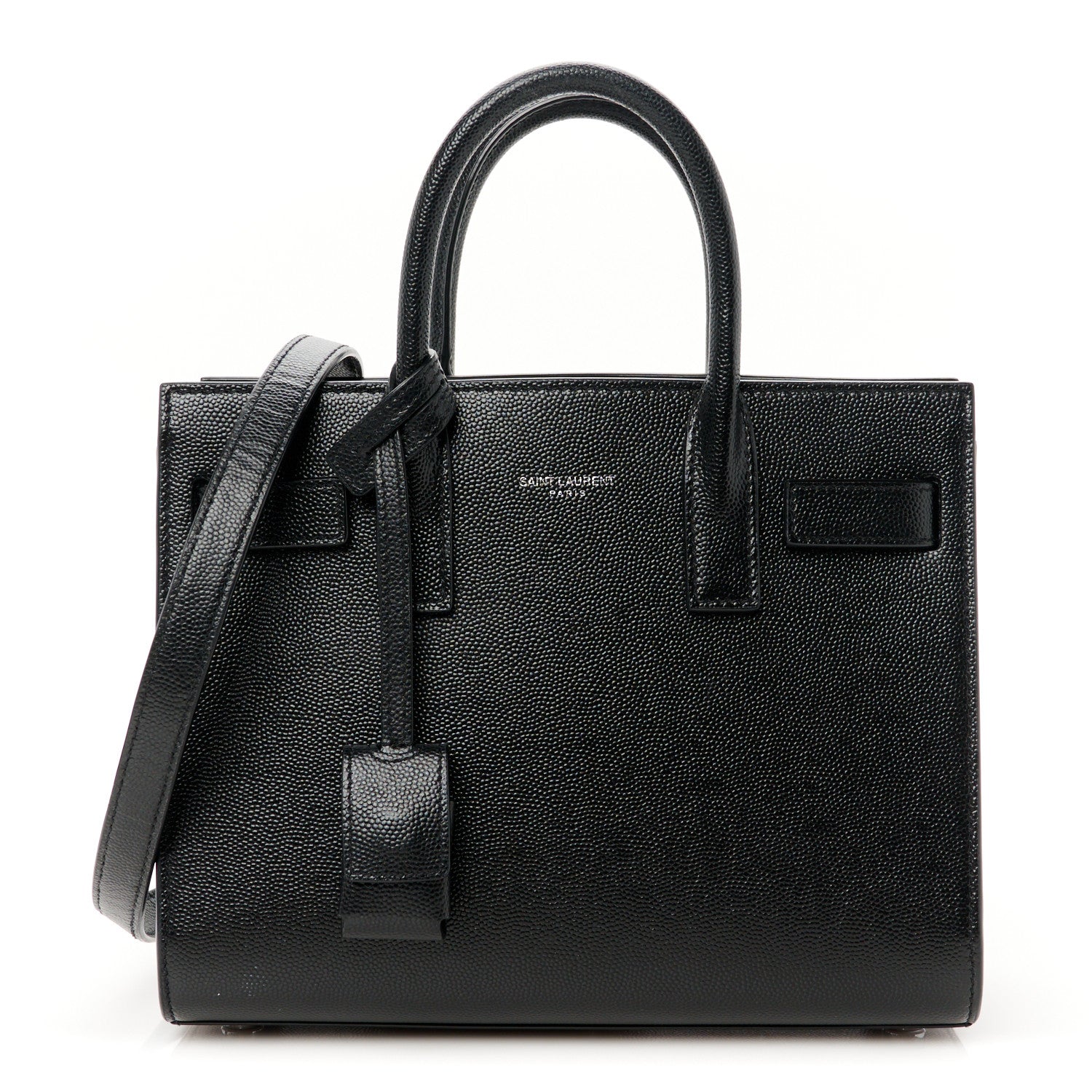 Saint Laurent Grain de Poudre Nano Sac De Jour Black 1 of 12