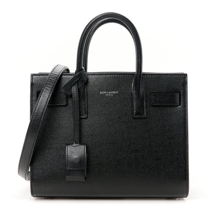 Saint Laurent Grain de Poudre Nano Sac De Jour Black 1 of 12