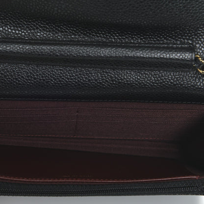 Chanel Caviar Quilted Wallet On Chain WOC Black 5 of 7