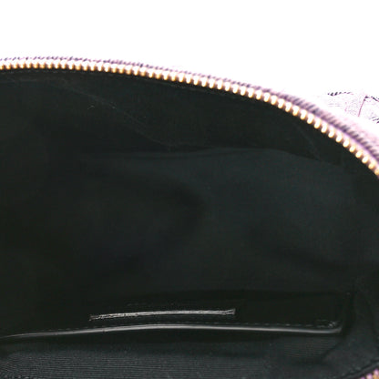 Saint Laurent Denim Quilted 80's Vanity Bag Bleached Lilac 5 of 8
