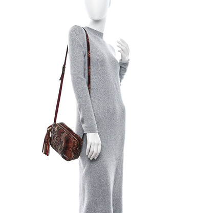 Gucci Snakeskin Small Soho Disco Bag Brown 2 of 14