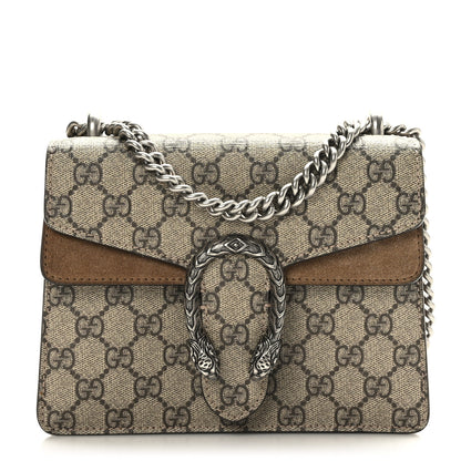 Gucci GG Supreme Monogram Mini Dionysus Shoulder Bag Taupe 1 of 9