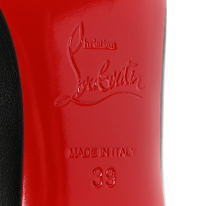 Christian Louboutin Shiny Nappa Pigalle Follies 100 Pumps 39 Black 7 of 10