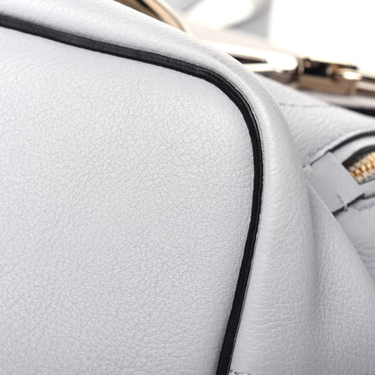 Chloe Suede Calfskin Small Faye Backpack Airy Grey 9 of 14