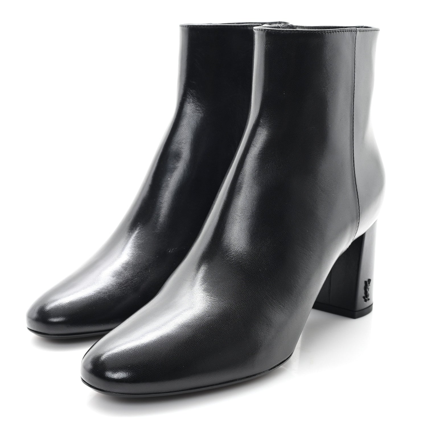 Saint Laurent Nappa Vendome Loulou Ankle Zip Boot 39.5 Black 4 of 9