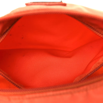 Prada Nylon Vela Cosmetic Pouch Orange 7 of 8