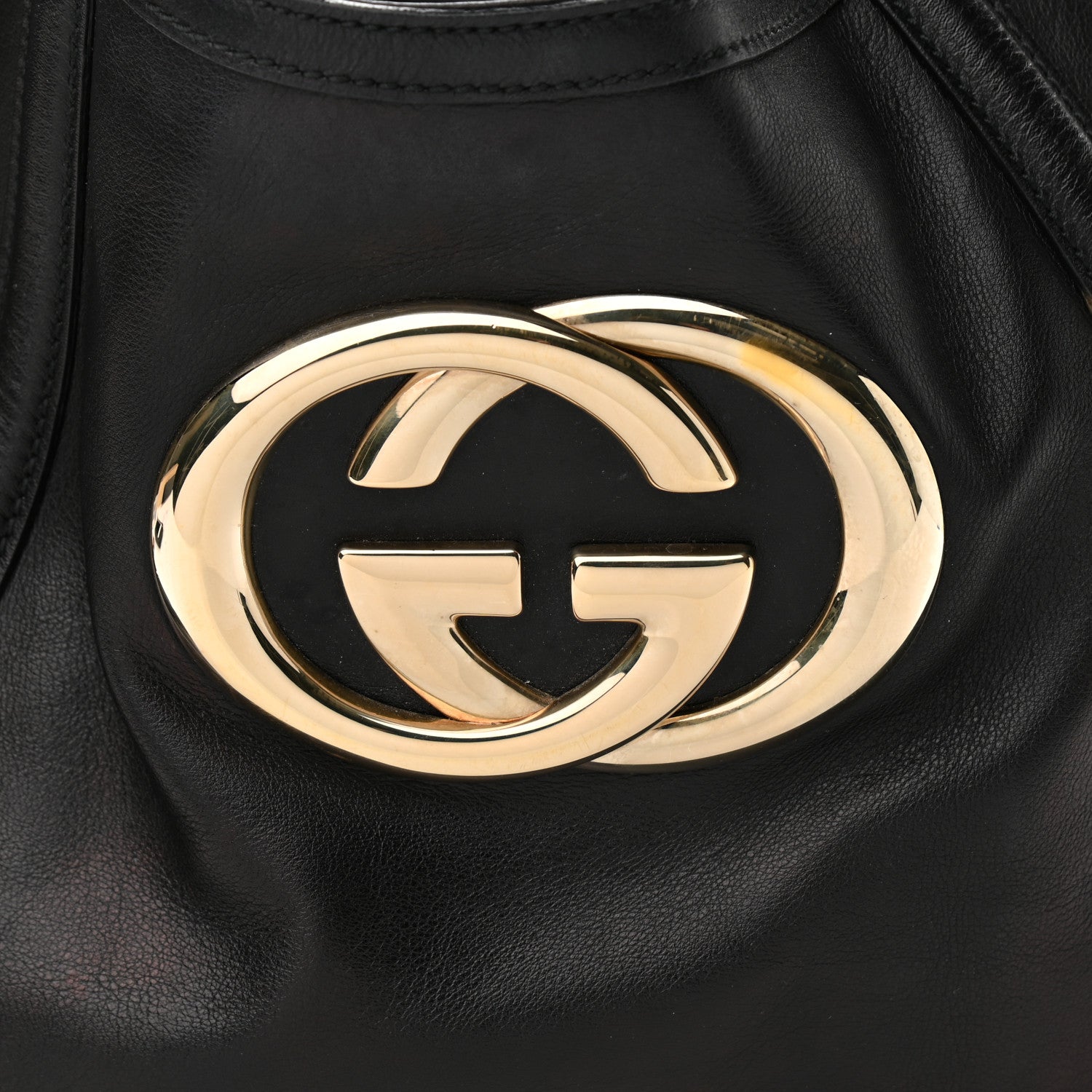 Gucci Calfskin Medium Britt Hobo Black 7 of 12