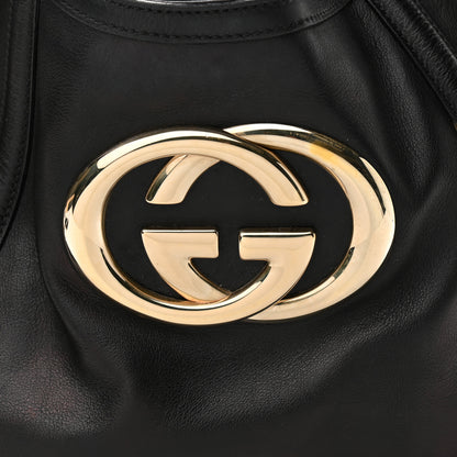 Gucci Calfskin Medium Britt Hobo Black 7 of 12