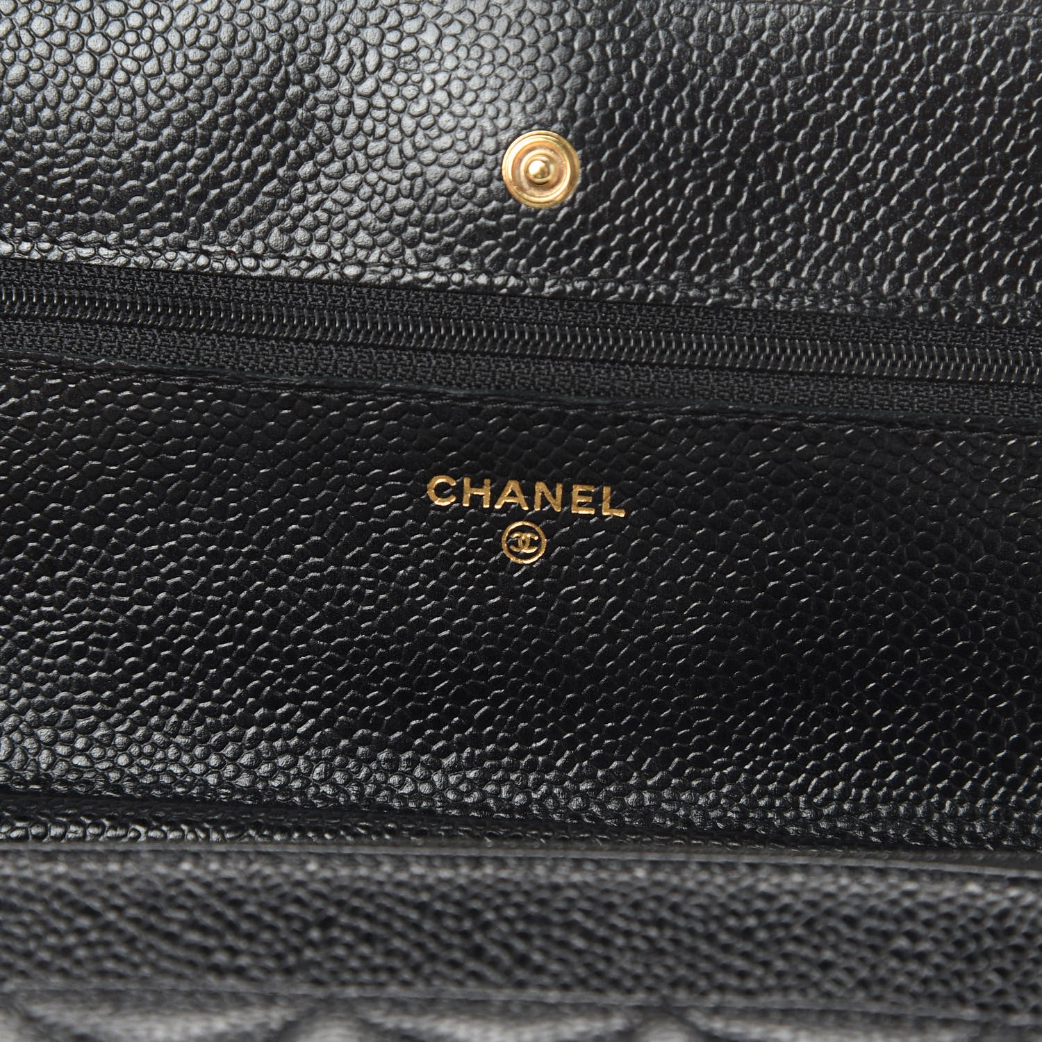Chanel Caviar Quilted Wallet On Chain WOC Black 6 of 13