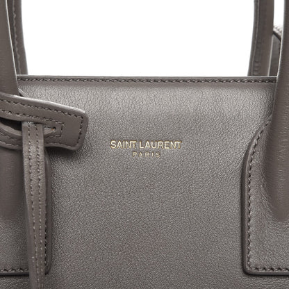 Saint Laurent Calfskin Baby Sac De Jour Fog 8 of 9