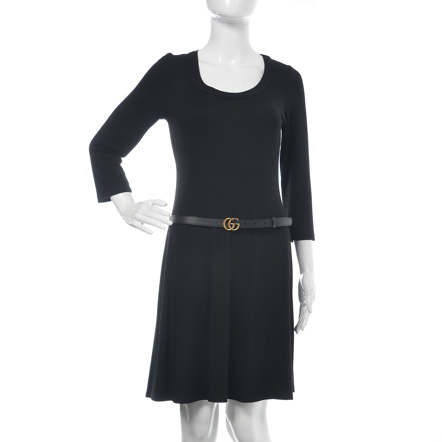 Calfskin Double G 20mm Belt 90 36 Black