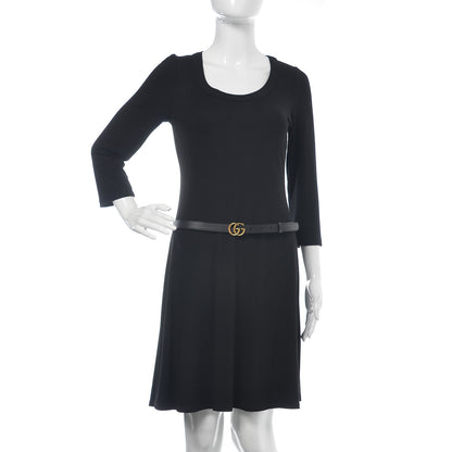 Gucci Calfskin Double G 20mm Belt 90 36 Black 2 of 6