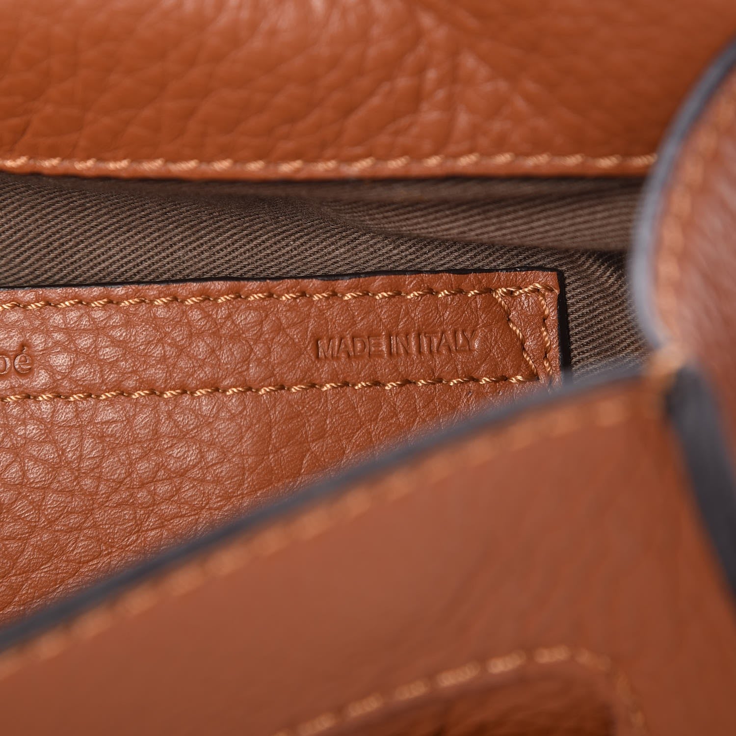 Chloe Calfskin Medium Marcie Round Crossbody Bag Tan 6 of 9