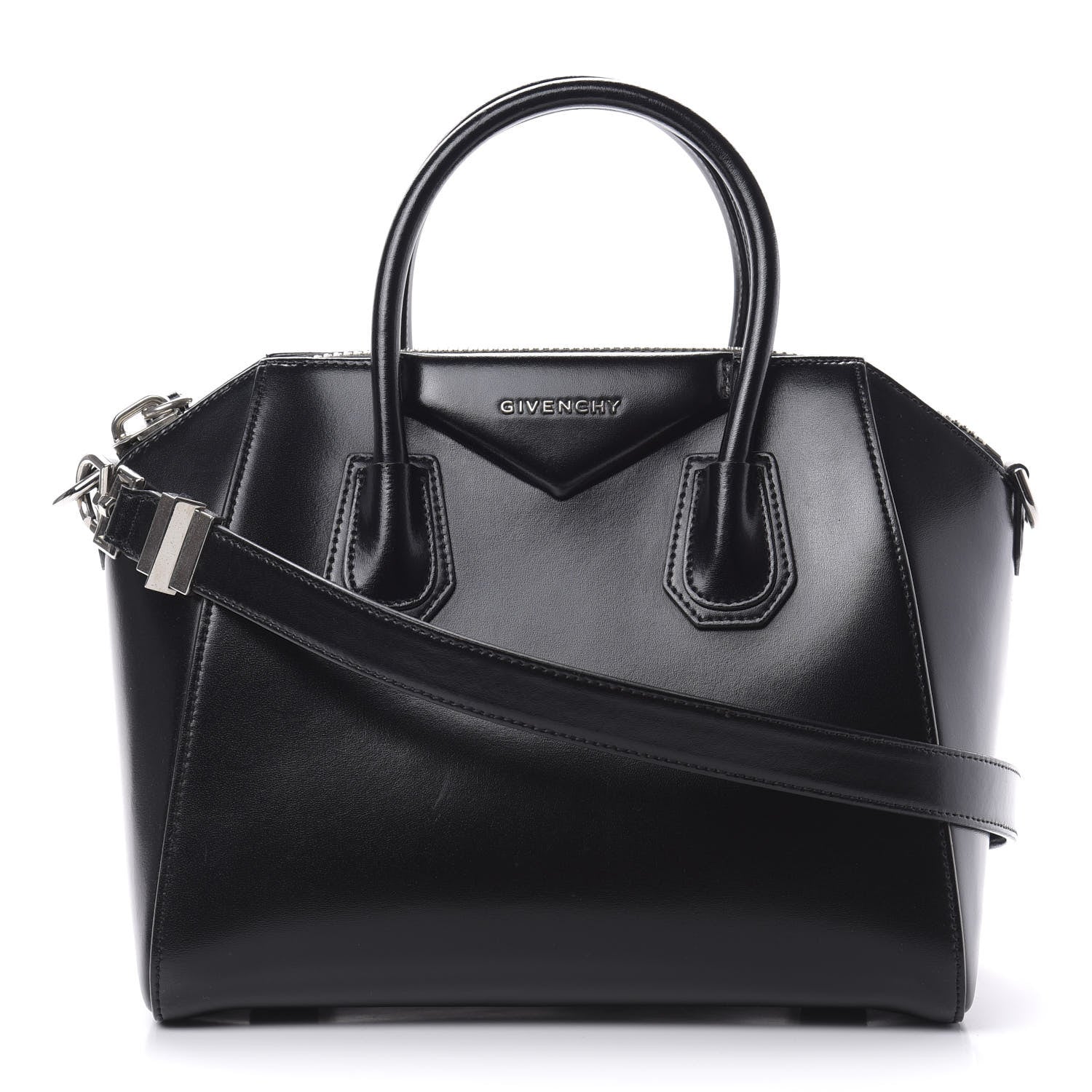 Givenchy Shiny Lord Calfskin Small Antigona Black 1 of 13