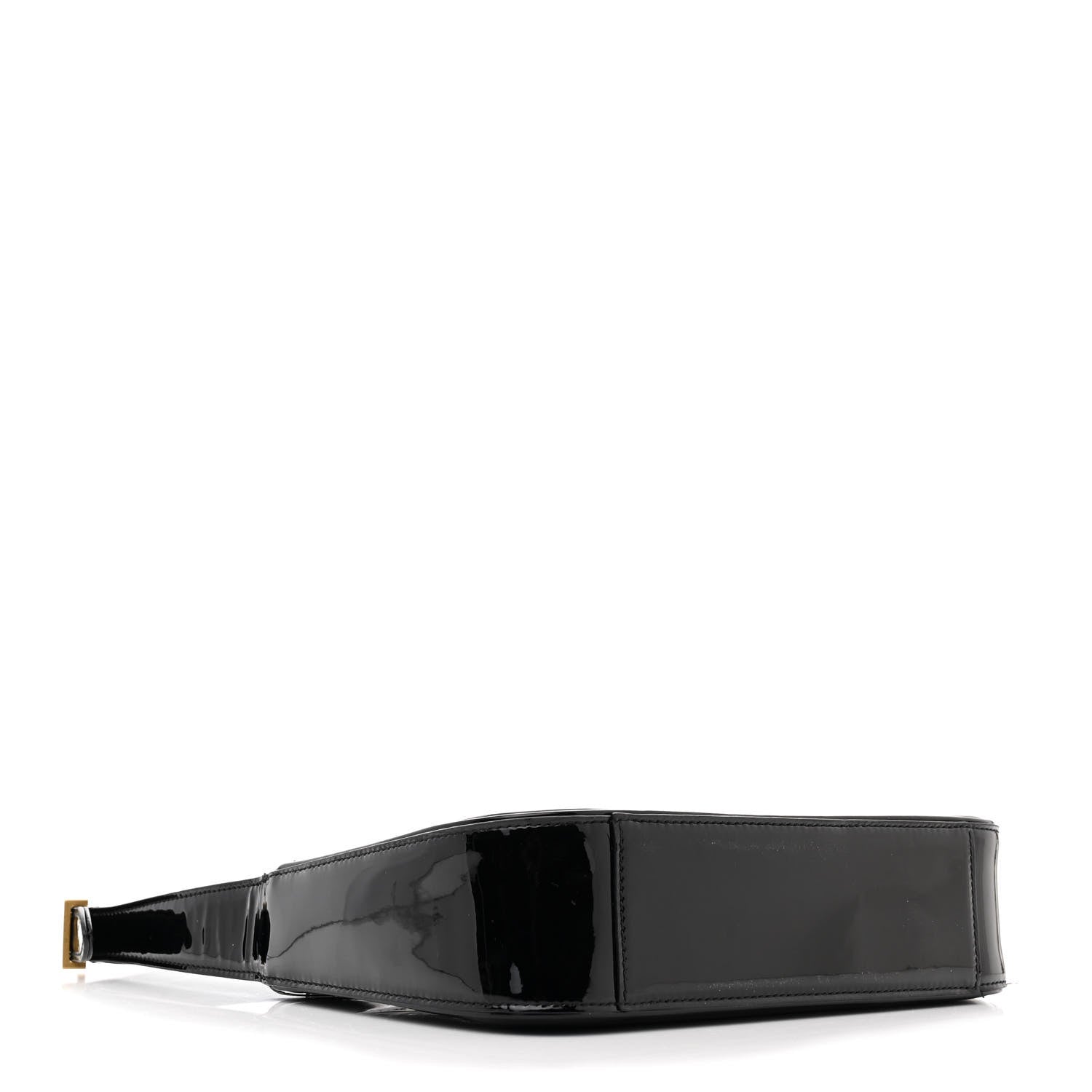 Saint Laurent Patent Le 5 A 7 Hobo Black 4 of 12
